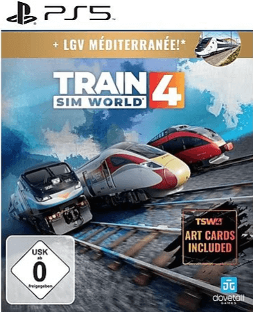 Train Sim World 4 box art for Playstation 5